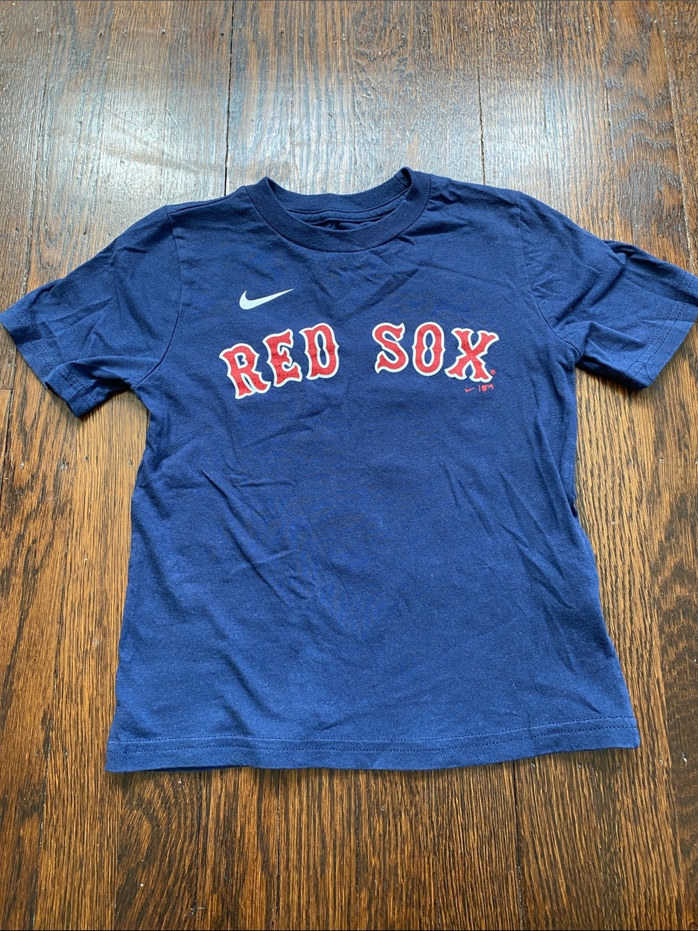 Nike Navy Blue Red Sox Devers Tee